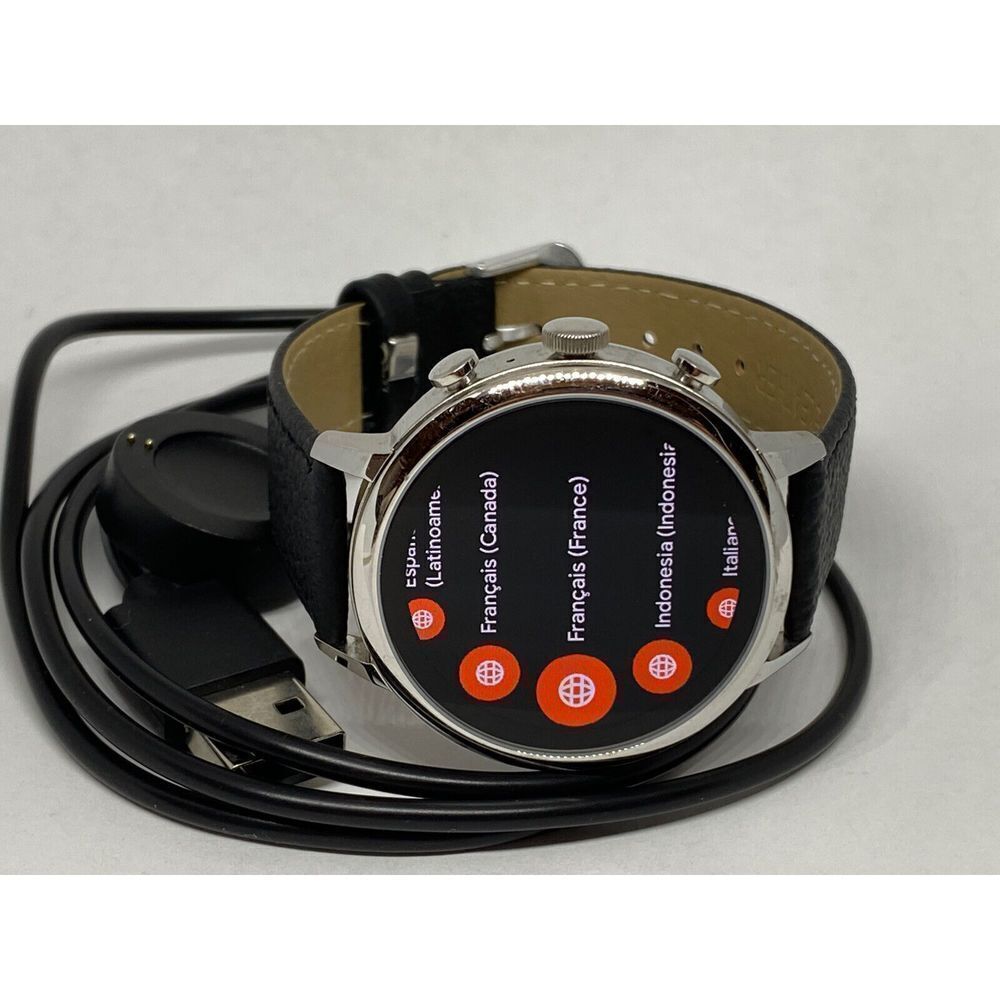 Fossil Gen 4 Authentic Digital Dial Smart Watch Custom Band FTW6017 DC105 - Picture 7 of 12